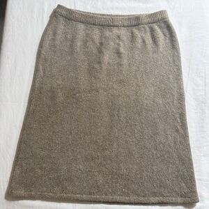 VTG MILANO DESIGN GROUP SILK ANGORA & WOOL SWEATER SKIRT LARGE
